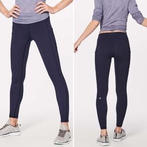 🍋 lululemon athletica Speed Up Tight Full-On Luxtreme Brushed 28” Midnight Navy